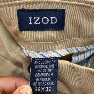 Men’s Izod, cream pants